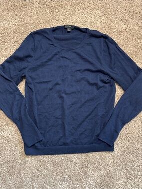 J. Crew Women’s Navy Blue Crewneck Sweater